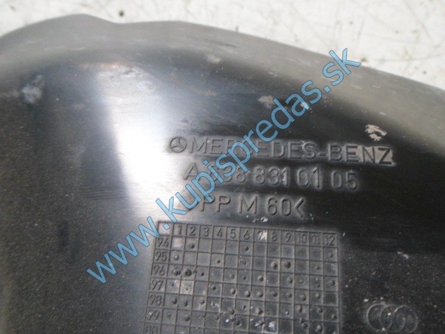 vedenie vzduchu na mercedes vito 2,2cdi, w638, A6388310105